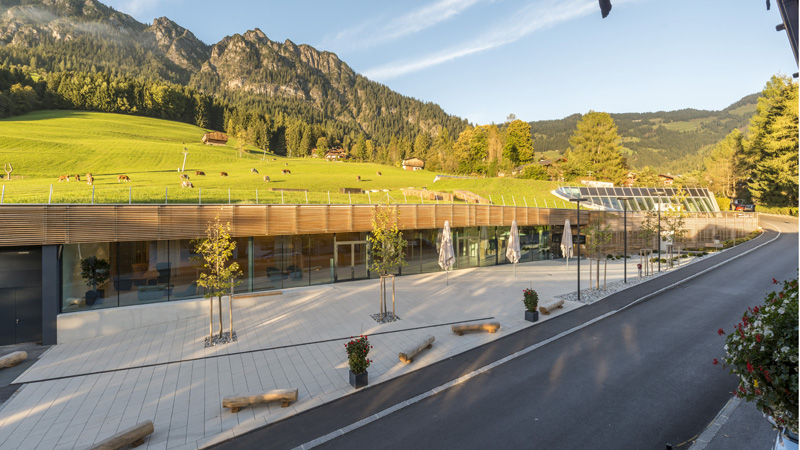 Aussenansicht_NorbertFreudenthaler, Congress Centrum Alpbach, Tirol, Österreich